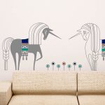 unicorni-autocolant-decorativ-de-perete-unicorns-wall-sticker-5