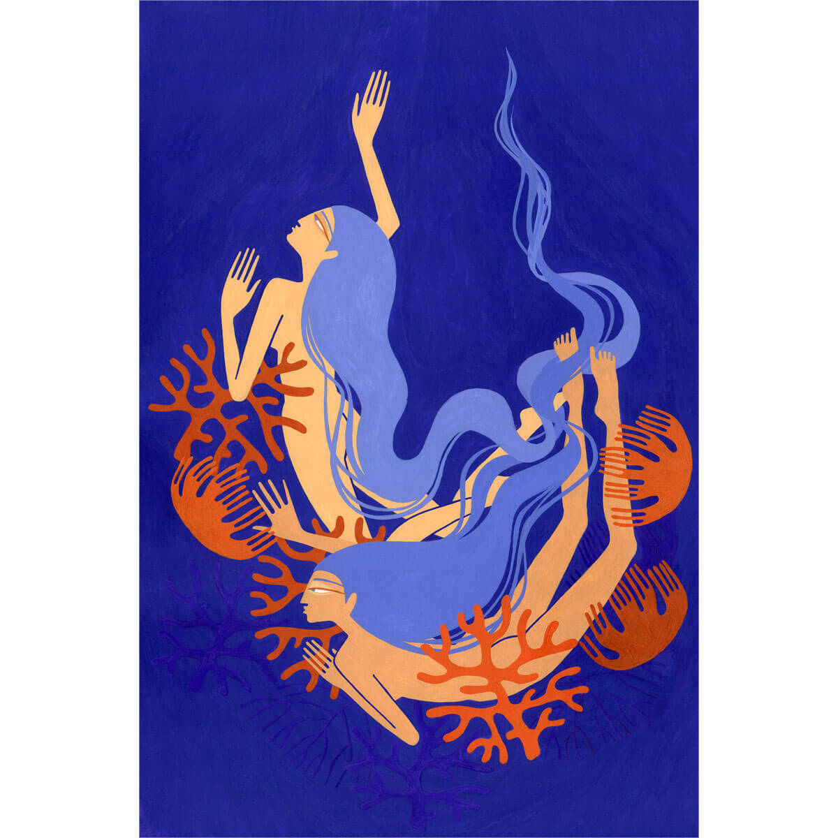 swimmers-illustration-art-print-ana-banica